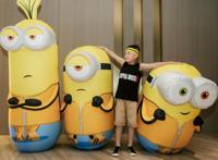 奥豆和斯图尔特来到杭州，《小黄人大眼萌：神偷奶爸前传》观影会萌翻了