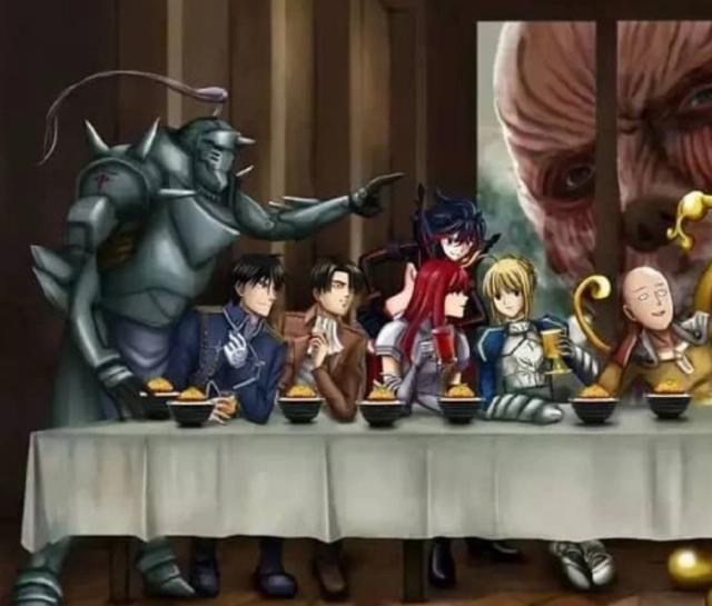 动漫版最后的晚餐，琦玉老师变耶稣，谁会成为最后的叛徒？