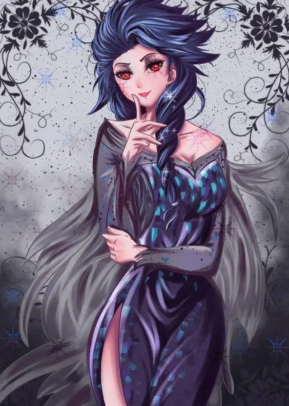 当迪士尼公主成为反派，白雪公主不再善良，爱丽儿与海妖合体