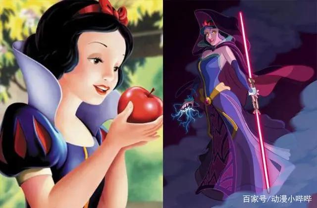 黑化版迪士尼公主，艾莎化身黑暗女王，花木兰成了“刽子手”