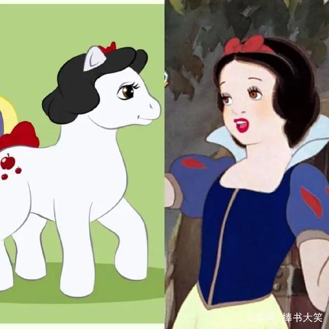 当迪士尼公主变成小马宝莉后，花木兰真女神，茉莉公主辣眼睛！