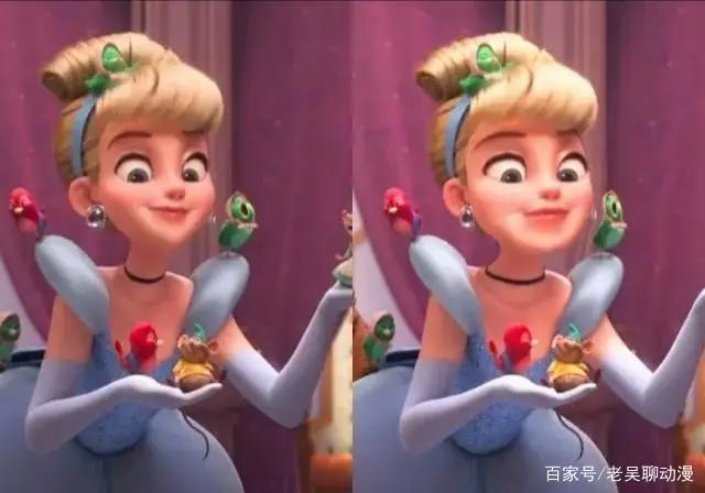 当迪士尼公主失去尖下巴，白雪公主变臃肿大妈，艾莎公主形象全无