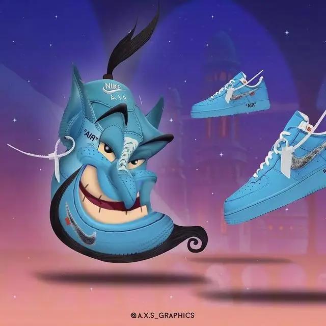 将皮卡丘和马里奥等人物画成Nike和Adidas的球鞋，这也太帅了吧！