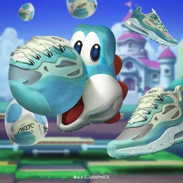 将皮卡丘和马里奥等人物画成Nike和Adidas的球鞋，这也太帅了吧！
