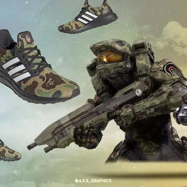 将皮卡丘和马里奥等人物画成Nike和Adidas的球鞋，这也太帅了吧！