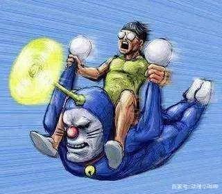 当《哆啦A梦》被恶搞后，形象尽毁，你的童年还想要这蓝胖子吗？