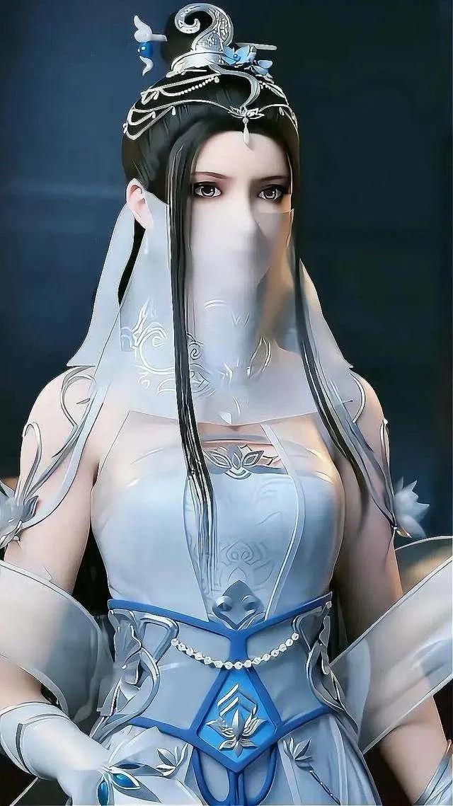 盘点国漫十大蒙着面纱的女神，个个都是仙女，最后一个好想抱回家