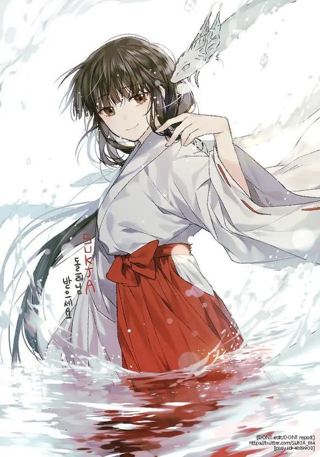 韩国画师笔下的犬夜叉同人，犬杀CP太虐心，邪见居然这么帅？