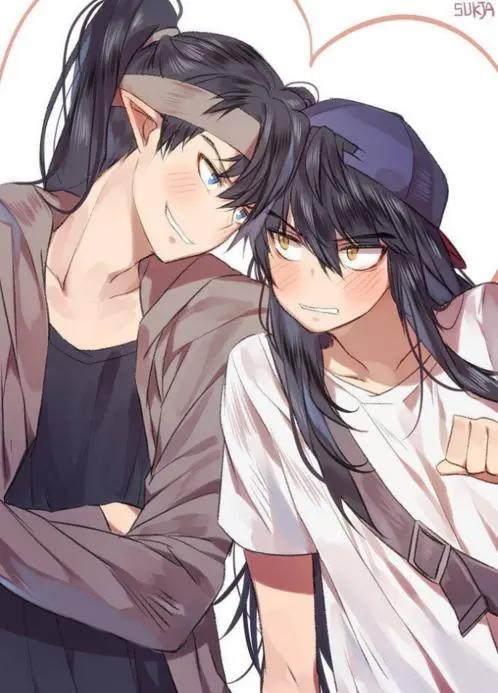 韩国画师笔下的犬夜叉同人，犬杀CP太虐心，邪见居然这么帅？