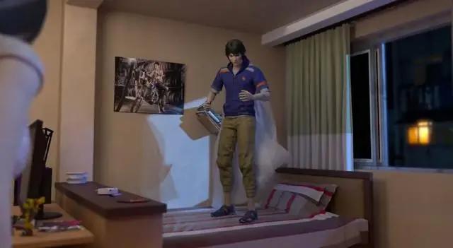 斗魂卫之玄月奇缘中的女主很美，男主很屌丝，还可以变身抽纸侠