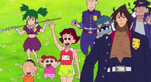 蜡笔小新：谜团！花之天下春日部学院，正男动漫里竟变成机车少年