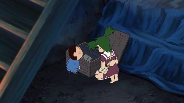 蜡笔小新：谜团！花之天下春日部学院，动漫里阿呆竟向美少女表白