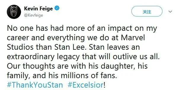 漫威之父StanLee辞世他带走了一个宇宙