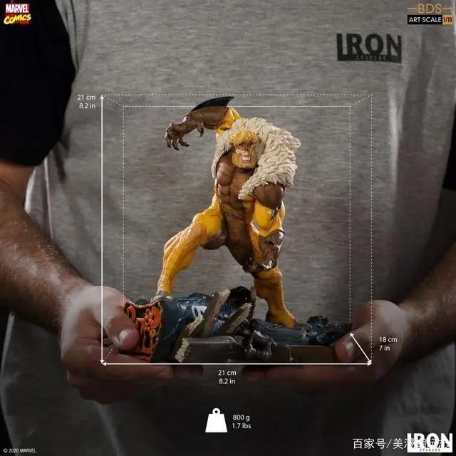 巴西厂（IronStudios）X战警大战哨兵战斗场景系列第三弹：剑齿虎