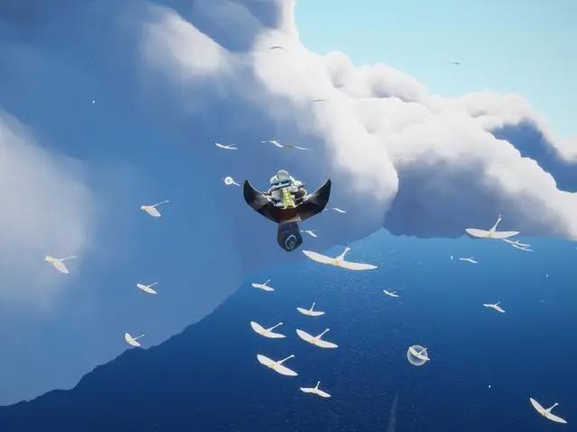 光遇：高空看极光，惊讶发现遇境是一个巨型骷髅头！