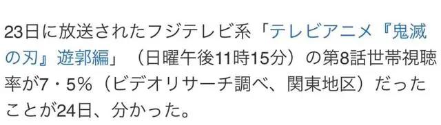 鬼灭之刃游郭篇8话收视率下降看来日本观众最喜欢的是弥豆子