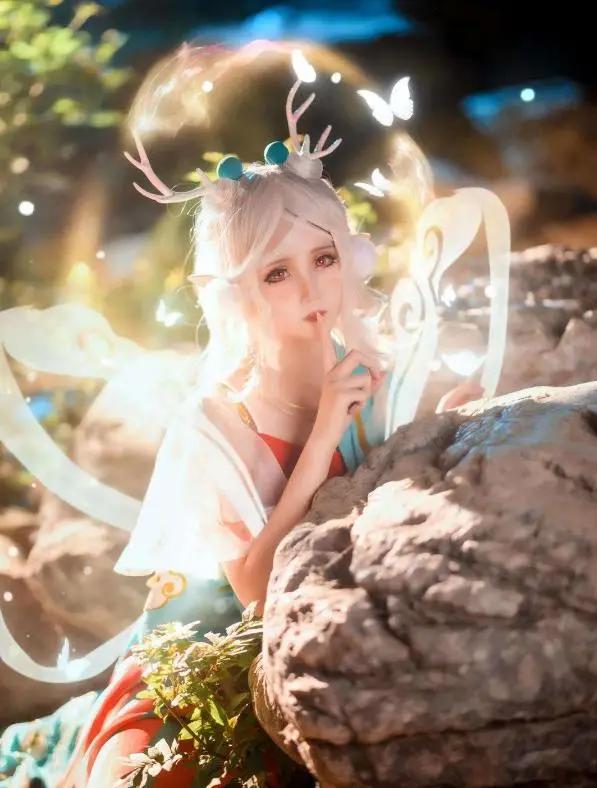 遇见神鹿神级cos，还原度99%？三次元里的瑶妹由画而生，随心而为