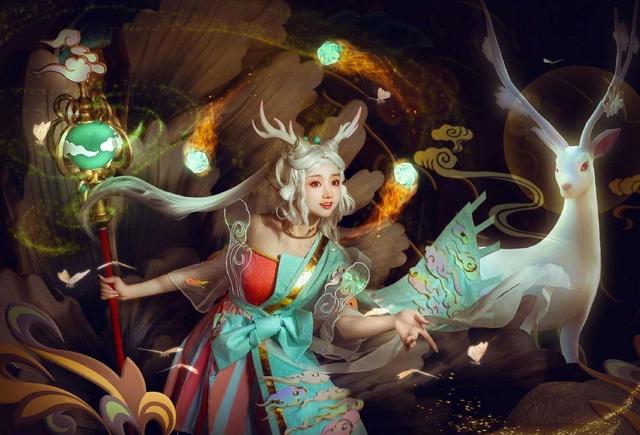 遇见神鹿神级cos，还原度99%？三次元里的瑶妹由画而生，随心而为