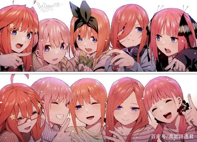 《五等分的新娘》第2季最新角色PV公开2021年1月开播