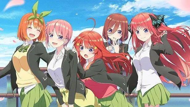 《五等分的新娘》第二季先行宣传来了，你看她笑得多开心