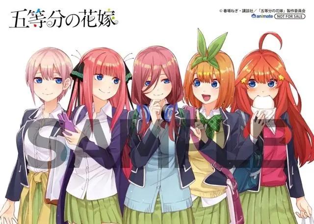 《五等分的新娘》第二季PV曝光，女主500%的可爱，网友：圆脸真香