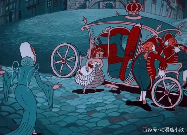 灰姑娘最早动画，1935年上映，名为贝蒂波普，还是个大头公主