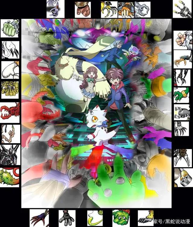 数码宝贝新动画幽灵游戏官方海报彩蛋揭秘最终BOSS可能是灭世魔