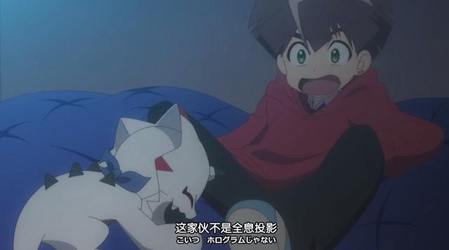 《数码宝贝幽灵游戏》开播，伽马兽登场，长相很可爱