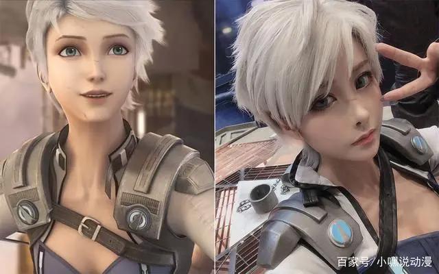 《灵笼》超神COS，冉冰镜南秒破次元壁，看到荷光者宅男沦陷了