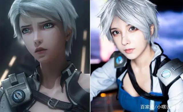 《灵笼》超神COS，冉冰镜南秒破次元壁，看到荷光者宅男沦陷了