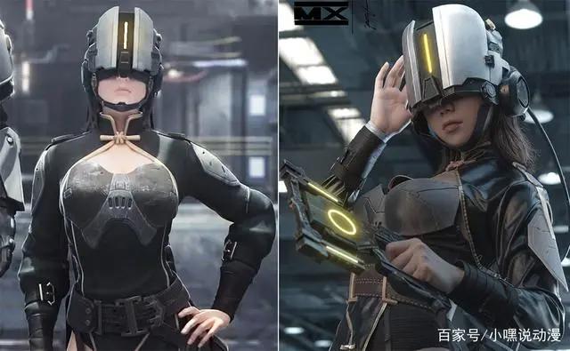 《灵笼》超神COS，冉冰镜南秒破次元壁，看到荷光者宅男沦陷了