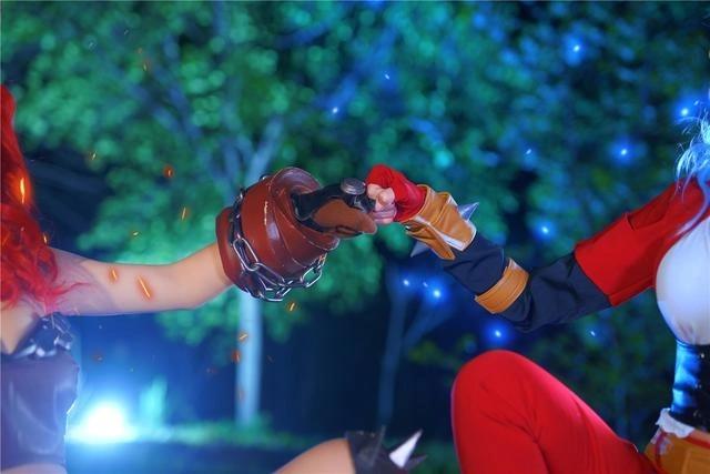 《幻镜诺德琳》前传COS蕾娜斯与乌拉，清纯又不失性感