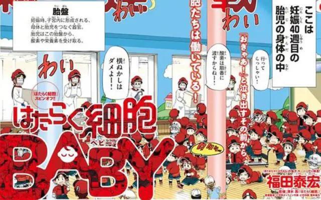 《工作细胞》外传漫画上线，身体主人是胎儿，儿童版红血球很可爱