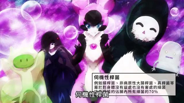 工作细胞无疑是近年来最优秀的动漫作品，动画就应该给人带来知识