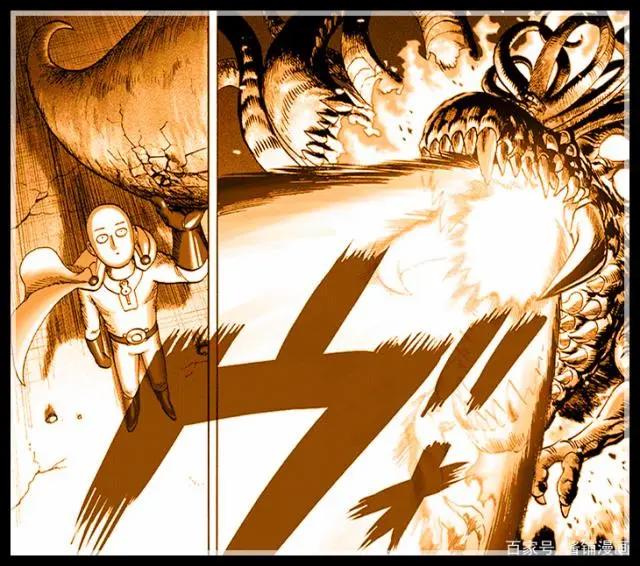 一拳超人漫画最新话：怪人王大蛇太弱，琦玉只是一拳就将他击败