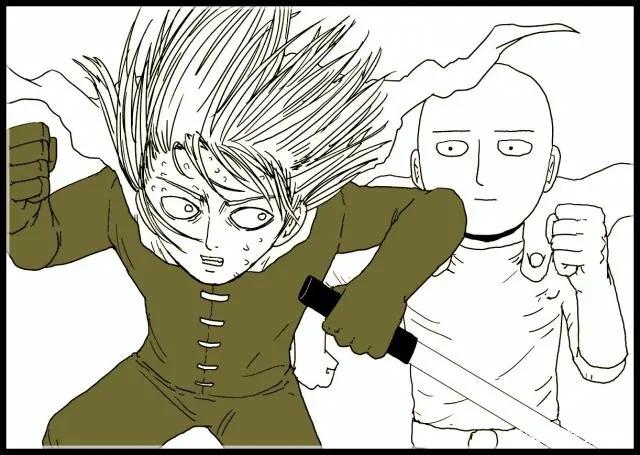 《一拳超人》原作版113话：S级英雄闪光挑战琦玉，全程闪光快哭了