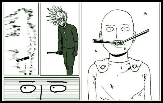 《一拳超人》原作版113话：S级英雄闪光挑战琦玉，全程闪光快哭了