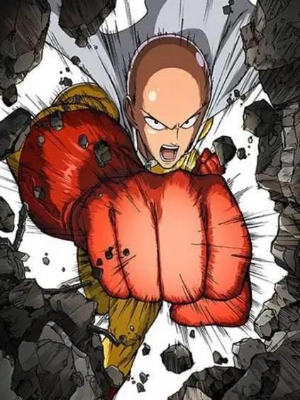 一拳超人：主角造型奇特，解决对手向来是一拳，被誉为最无聊动漫
