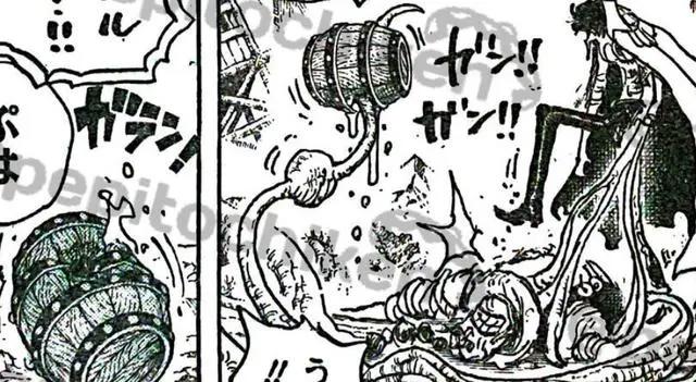 海贼王1053话：三哥直接变成了皇副，绿牛是魂魂果实的进化版