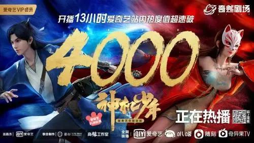 《风起洛阳之神机少年》开播13小时热度破4000二次元神都盛景引追捧