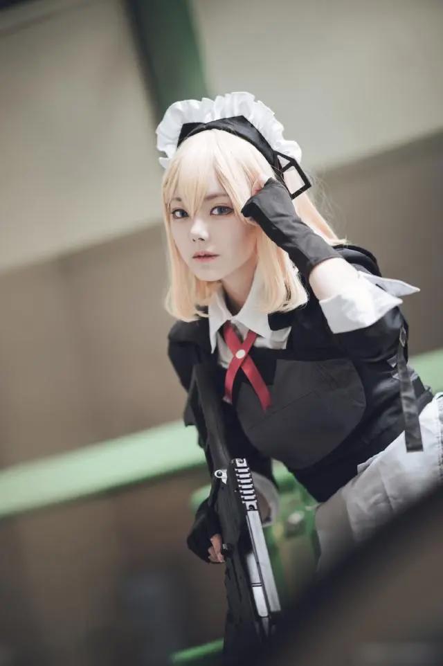 国人可爱美少女COS的两组少女前线角色！不用过多修饰也很不错哦