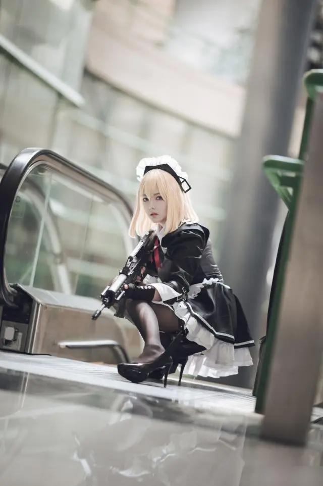 国人可爱美少女COS的两组少女前线角色！不用过多修饰也很不错哦