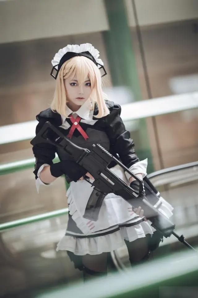 国人可爱美少女COS的两组少女前线角色！不用过多修饰也很不错哦