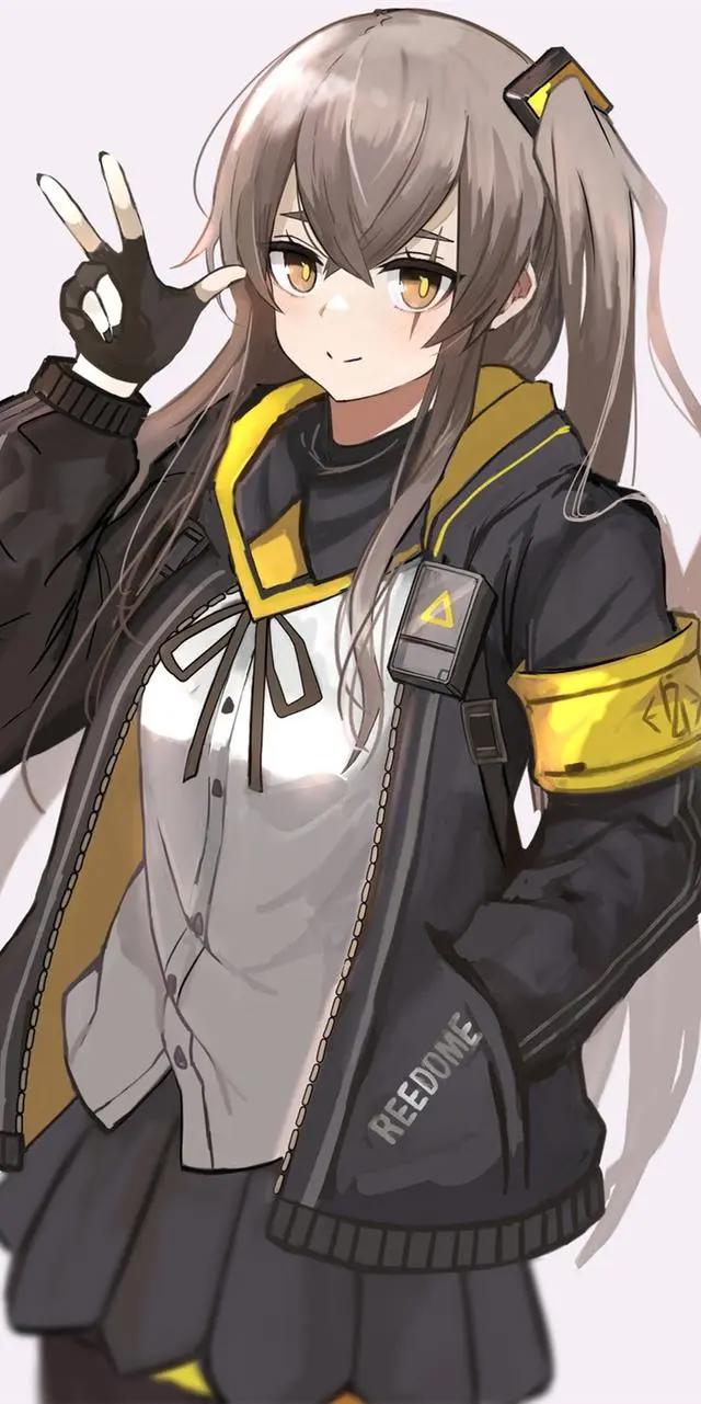 《少女前线》ump45，动漫全面屏壁纸