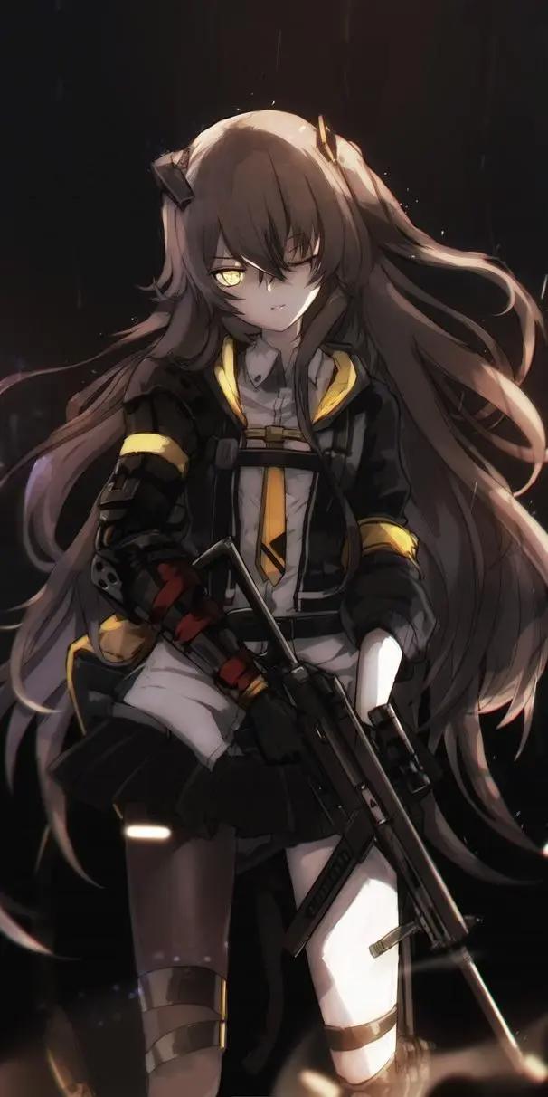《少女前线》ump45，动漫全面屏壁纸