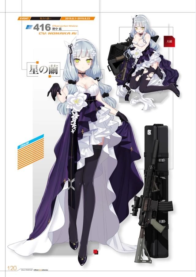 动漫美图：少女前线，官方设定美图合集