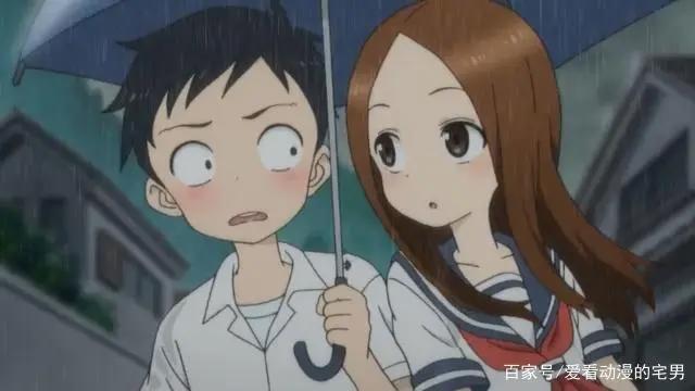 擅长捉弄的高木同学：从打伞就能看得出来，西片并不是直男