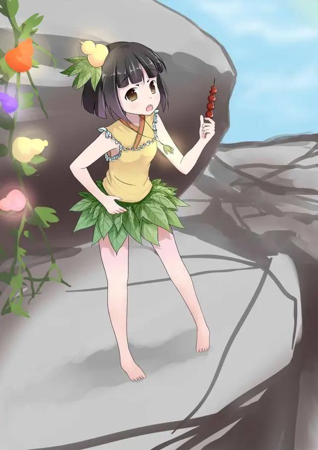 如果葫芦兄弟变成女性身份，他们会是什么样子？七娃真是美丽！