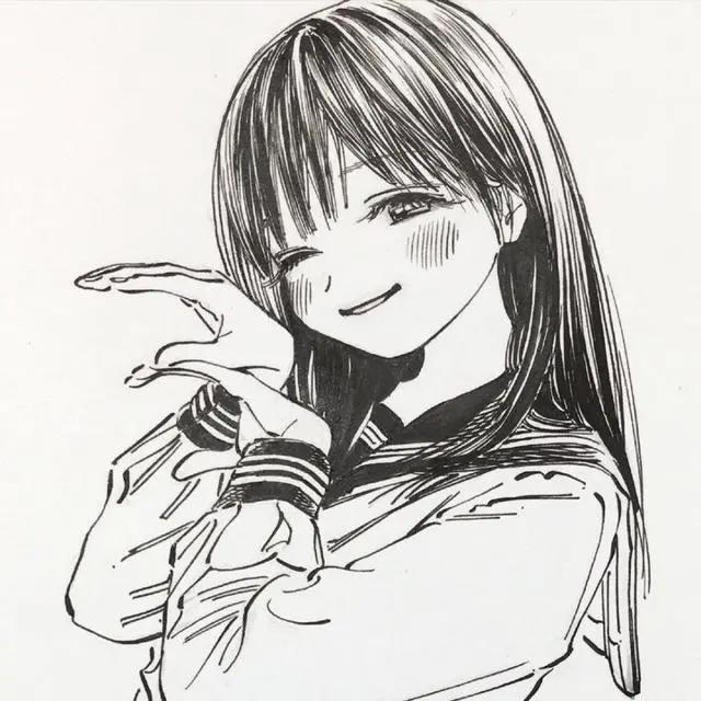 「今日有学●插画」明日酱的水手服，溢出屏幕的少女感