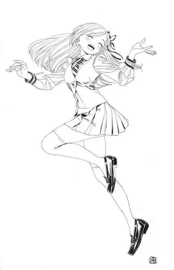 「今日有学●插画」明日酱的水手服，溢出屏幕的少女感